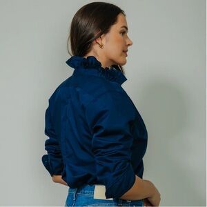 KMJ - Quarantina Top - Size M - Navy Blue